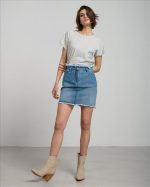 JEAN SKIRT SHORT