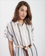 SHIRT LONG STRIPES NET