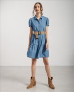 DRESS SHIRT JEAN VOLAN WITH BELT