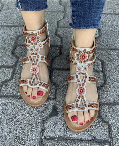 SHO2121S.jpg FLAT SANDALS - Image 1