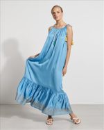DRESS MAXI SATIN