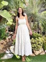 DRESS MAXI EMBROIDERY