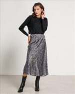 SKIRT MIDI ANIMAL PRINT