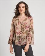 SHIRT V NECK PRINTED