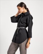 SHIRT COTTON WITH BELT