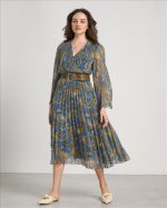 DRESS MIDI PLISSE