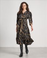 DRESS WRAP PRINTED