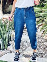 TROUSER JEAN MOM FIT LYCRA