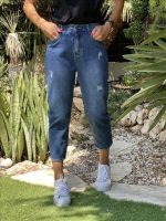 TROUSER JEAN MOM FIT