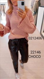 KNITTED HIGH NECK FLARE SLEEVE - Image 3