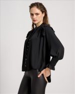 SHIRT TIE NECK LONG SLEEVE - Image 2