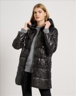 DOWN JACKET DRAWSTRING HOODIE