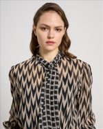 SHIRT PRINTED TIE NECK - Image 2