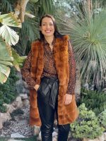 VEST FAUX FUR SLEEVELESS