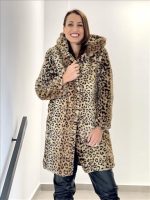 HOODIE ANIMAL PRINT COATS