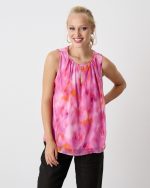 BLOUSE CHIFFON PRINTED