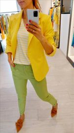 BLOUSE V NECK STRIPES - Image 3
