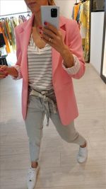 BLOUSE V NECK STRIPES - Image 4