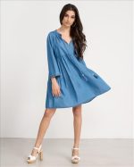 DRESS JEAN BOHO TENCEL/COTTON