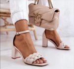 LOW HEEL BRAIDED SANDALS - Image 3