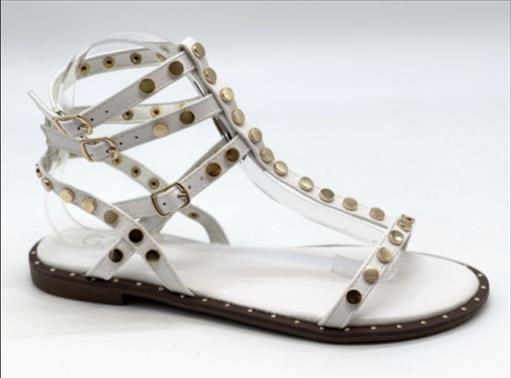SHO0722S.jpg FLAT SANDALS WITH BUCKLES - Image 1