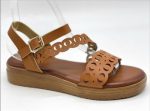 SANDALS WITH CUT WORK DETAILS