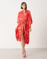 KIMONO DRESS PRINTED