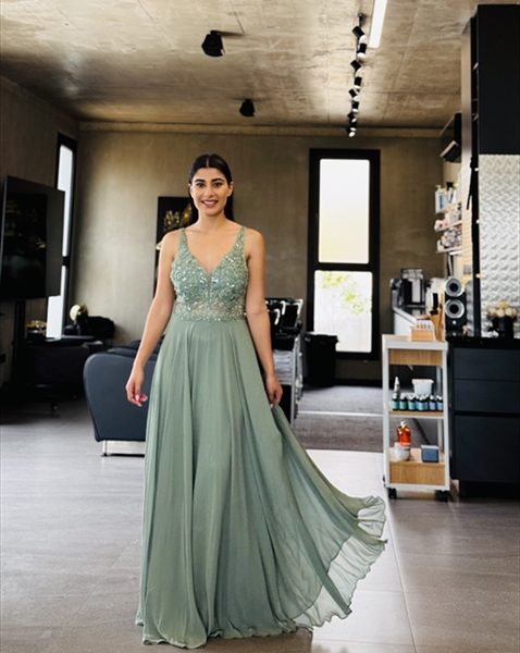 MAXI CHIFFON DRESS
