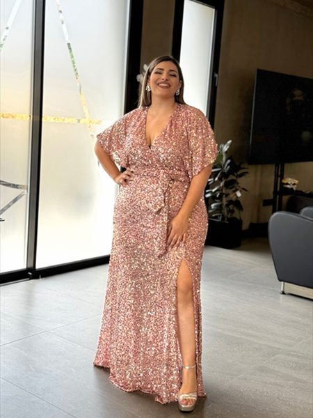 MAXI SEQUIN DRESS