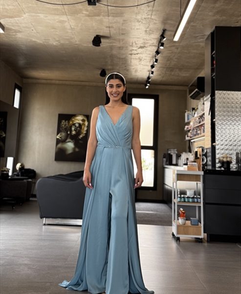 JUMPSUIT WITH ATTACHED SKIRT