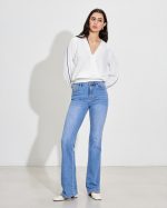 TROUSER JEAN FLARED LEG