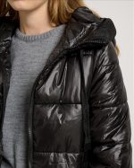 DOWN JACKET DRAWSTRING HOODIE - Image 4