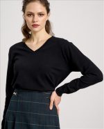KNITTED BLOUSE SIDE CUT - Image 2