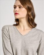 KNITTED BLOUSE SIDE CUT - Image 13