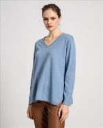 KNITTED BLOUSE SIDE CUT - Image 14