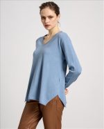 KNITTED BLOUSE SIDE CUT - Image 15