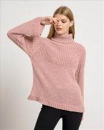KNITTED HIGH NECK FLARE SLEEVE - Image 17