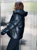 ECO LEATHER PUFFER JACKET - Image 7