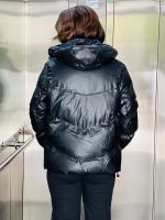 ECO LEATHER PUFFER JACKET - Image 8