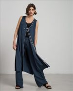 LONG GILET RIBBED - Image 5