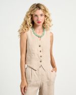 LINEN VEST - Image 2