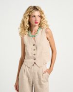 LINEN VEST - Image 3