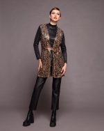 LONG SEQUIN VEST - Image 3