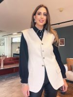 COTTON LONG VEST