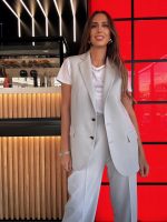 SLEEVELESS BLAZER VEST
