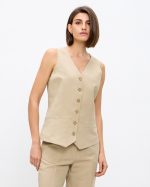 VEST LONG LINEN - Image 2