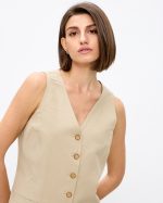 VEST LONG LINEN - Image 4