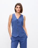 VEST LONG LINEN - Image 8