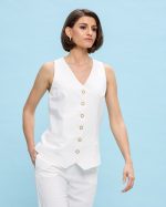 VEST LONG LINEN - Image 13
