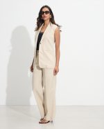 LINEN VEST LONG - Image 4